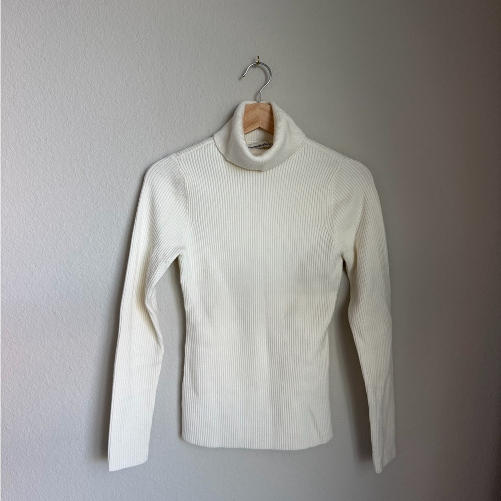 Abercrombie | Cream Turtleneck Sweater